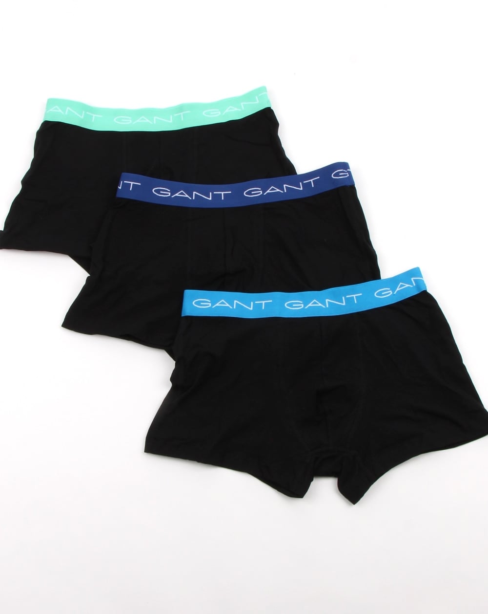 Gant 3 Pack Cotton Trunks Black