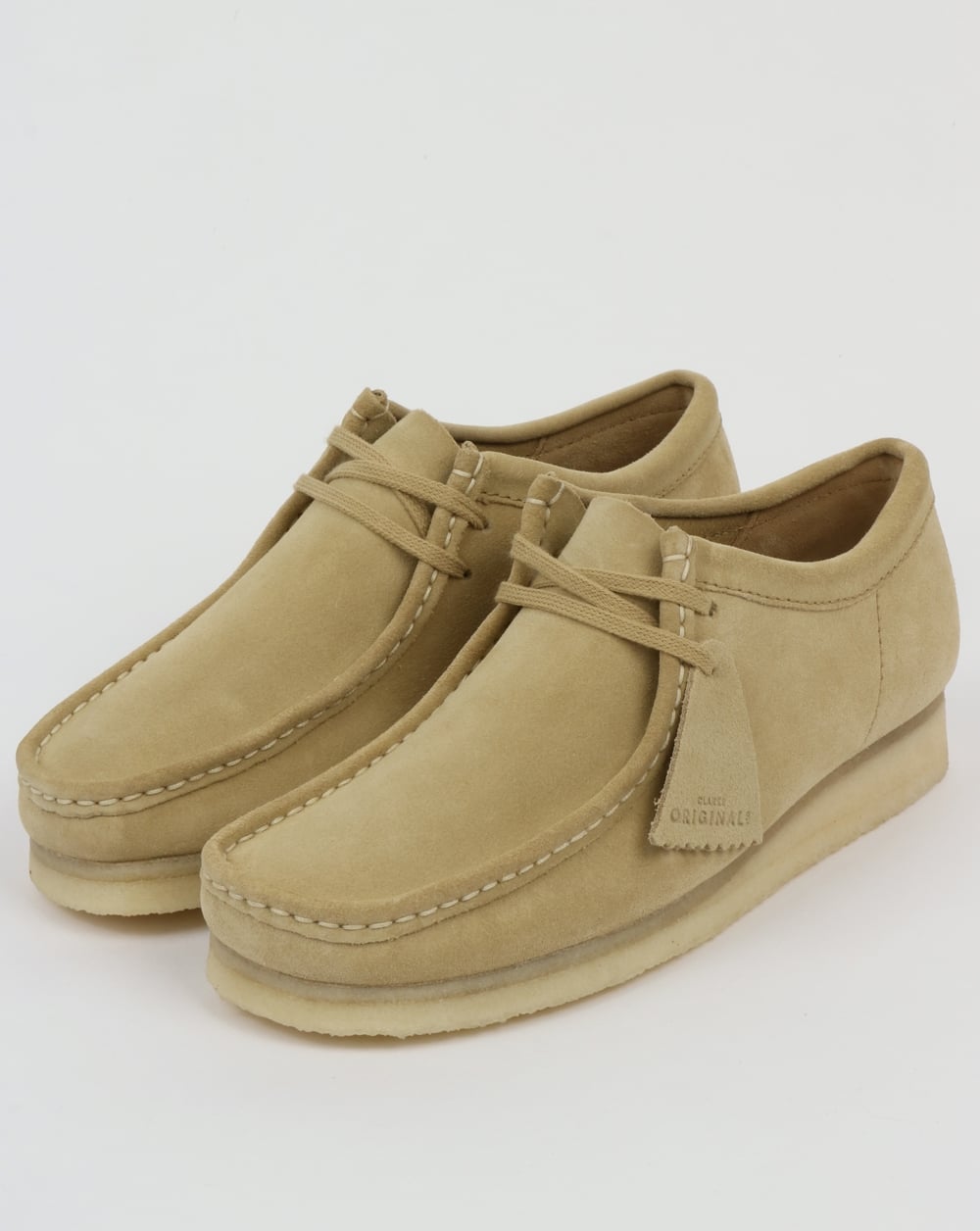 Clarks Originals Wallabee Suede Shoes Maple