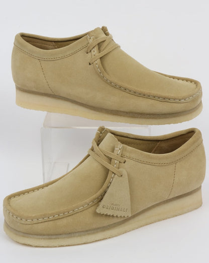 Clarks Originals Wallabee Suede Shoes Maple