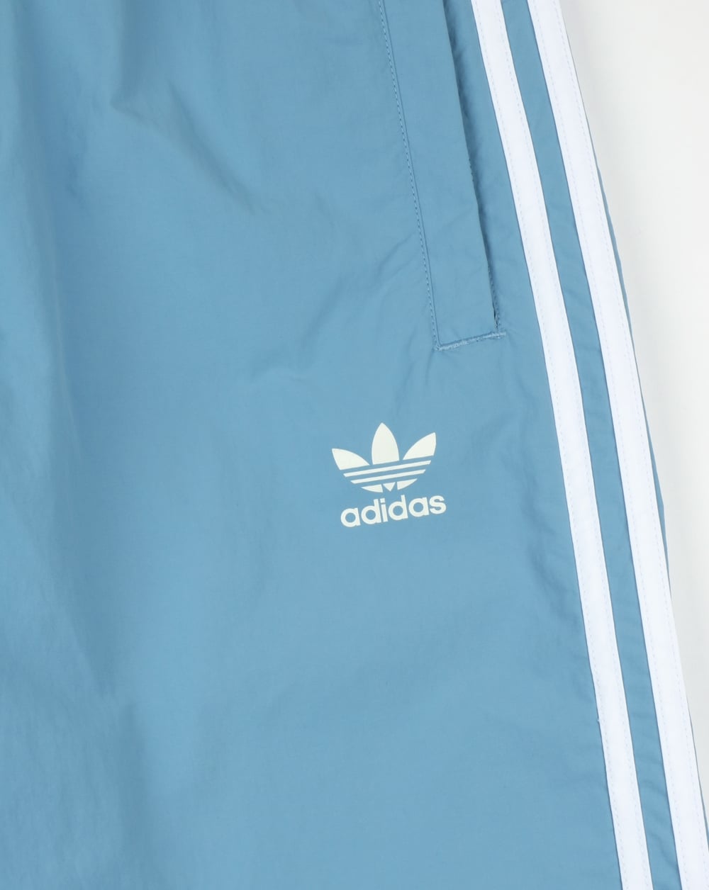 Adidas Originals 3 Stripes Swim Shorts Ash Blue