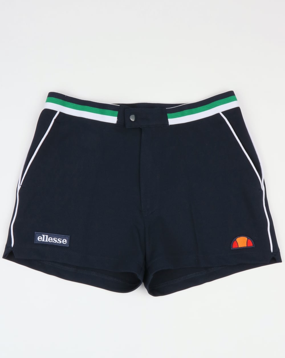 Ellesse Piped Tennis Style Shorts Navy