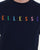 Ellesse Multi Colour Block Script T Shirt Navy