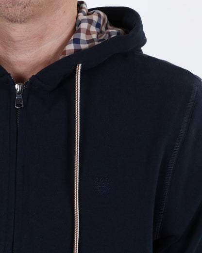 Aquascutum Arlo Sweat Hoodie Navy