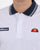 Ellesse Tipped Polo Shirt White-Navy