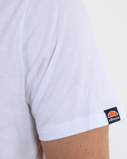 Ellesse Multi Colour Logo T Shirt White