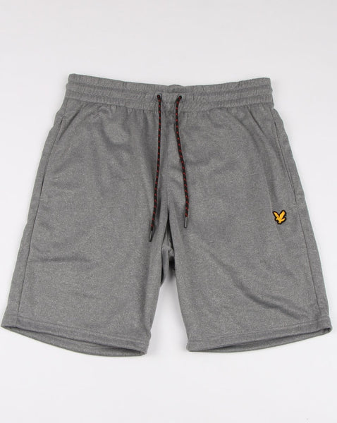 Lyle And Scott Fitness Randall Fleece Shorts Mid Grey Marl