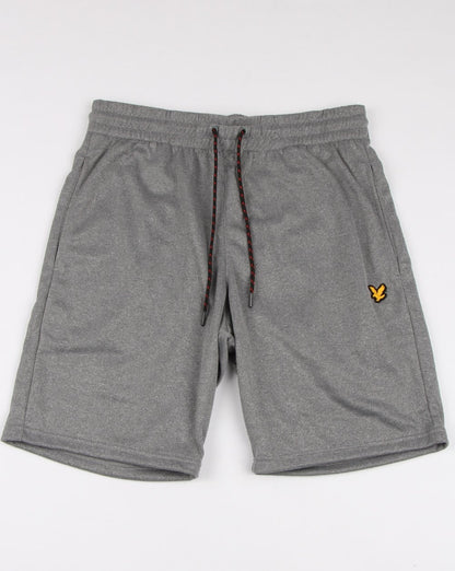 Lyle And Scott Fitness Randall Fleece Shorts Mid Grey Marl