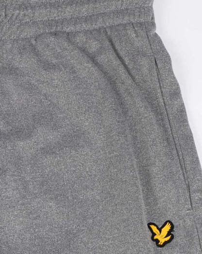 Lyle And Scott Fitness Randall Fleece Shorts Mid Grey Marl