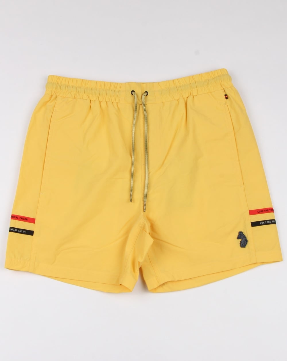 Luke Ragy Thigh Length Swim Shorts Lemon
