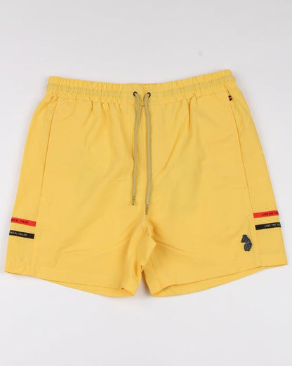 Luke Ragy Thigh Length Swim Shorts Lemon
