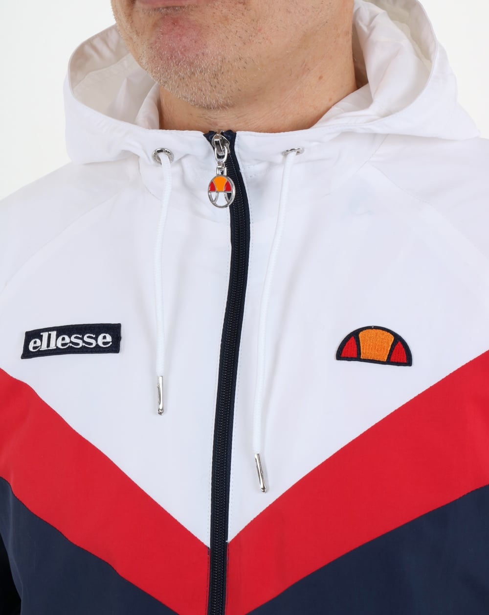 Ellesse Faenza Track Top Navy/Red/White