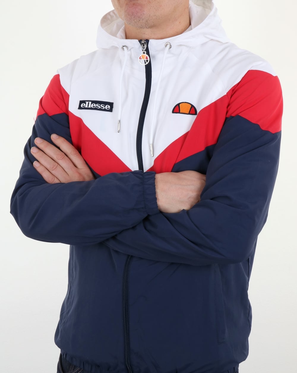 Ellesse Faenza Track Top Navy/Red/White