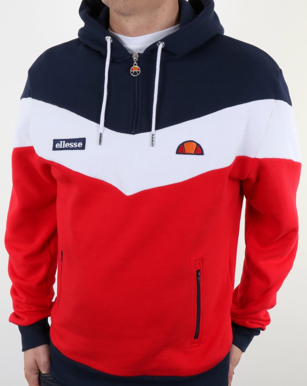 Ellesse Caserta Hoody Red/White/Navy