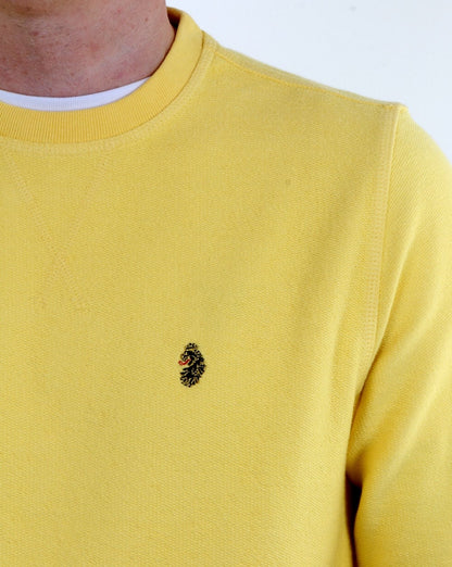 Luke Winner Crew Sweat Lemon