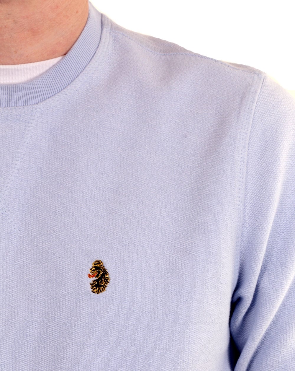 Luke Winner Crew Sweat Sky Blue