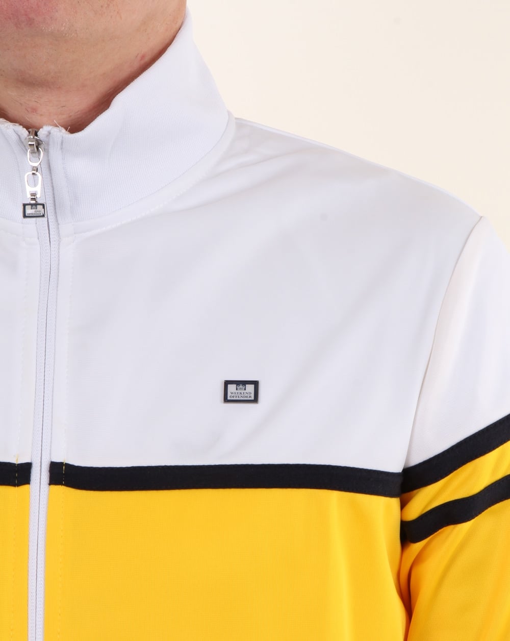 Weekend Offender Steinbeck Track Top Lemon