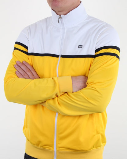 Weekend Offender Steinbeck Track Top Lemon