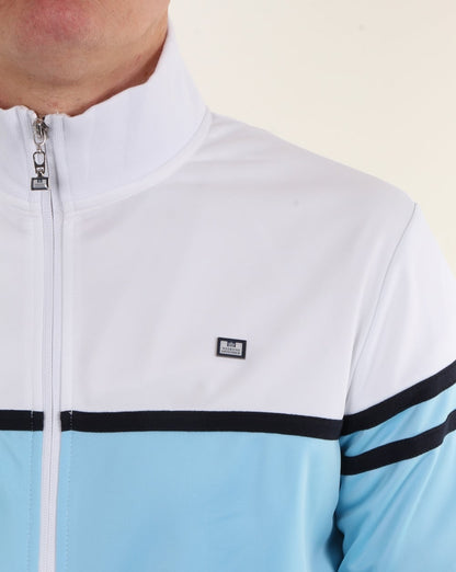 Weekend Offender Steinbeck Track Top Sky Blue