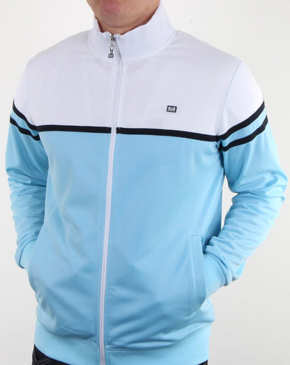 Weekend Offender Steinbeck Track Top Sky Blue