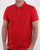 Gant Contrast Collar Polo Shirt Bright Red