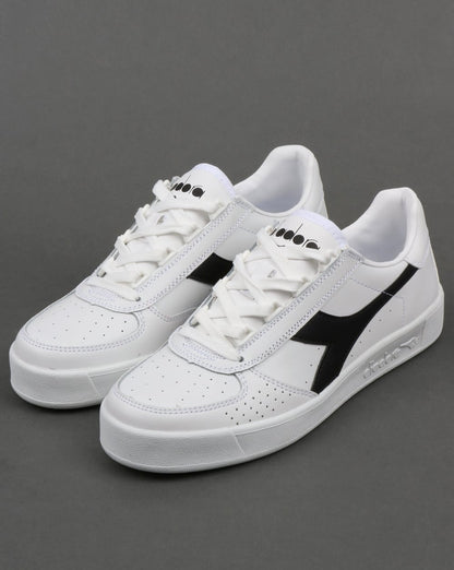 Diadora Borg Elite Trainers White/White/Black