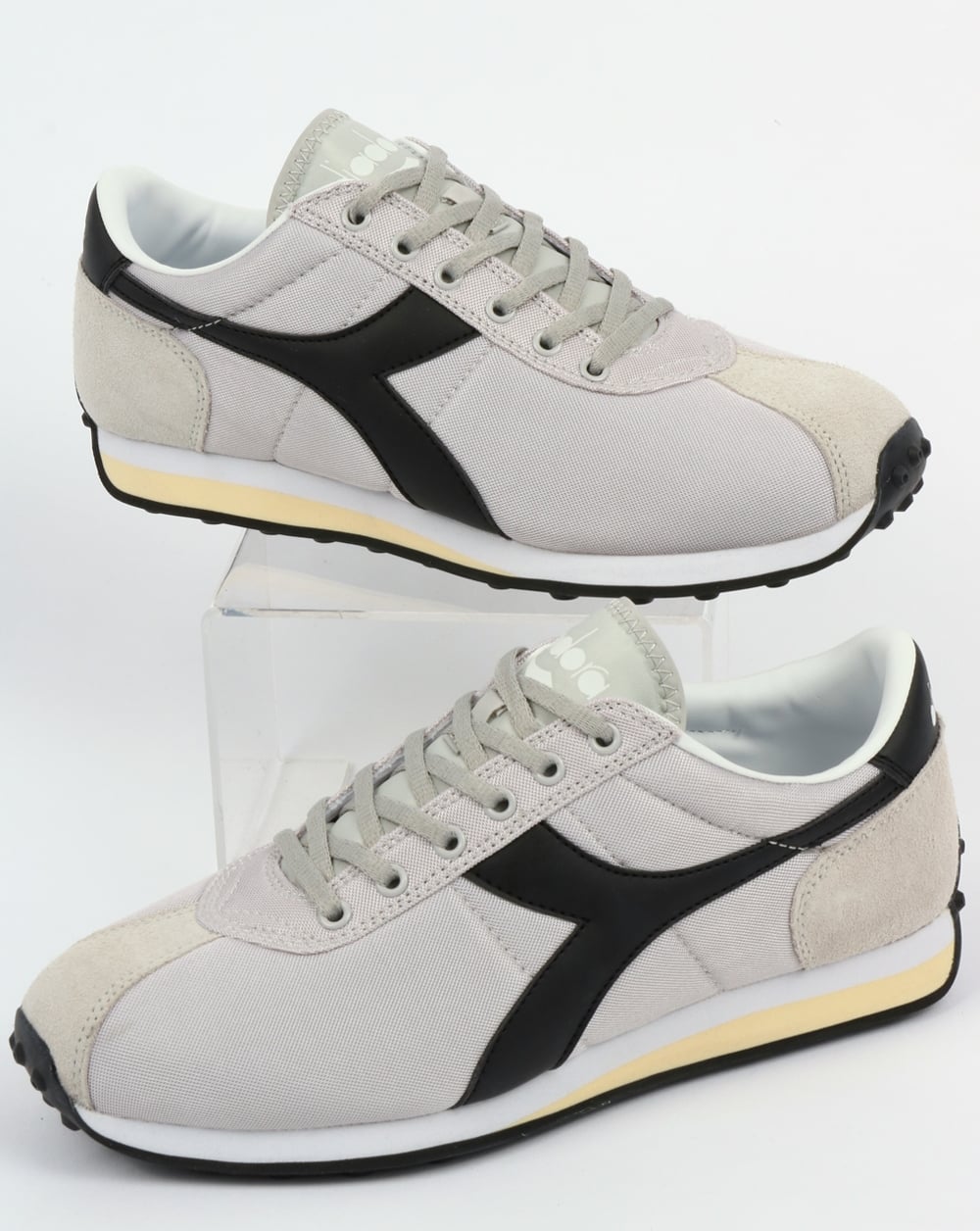 Diadora Sirio Trainers Light Grey/Black