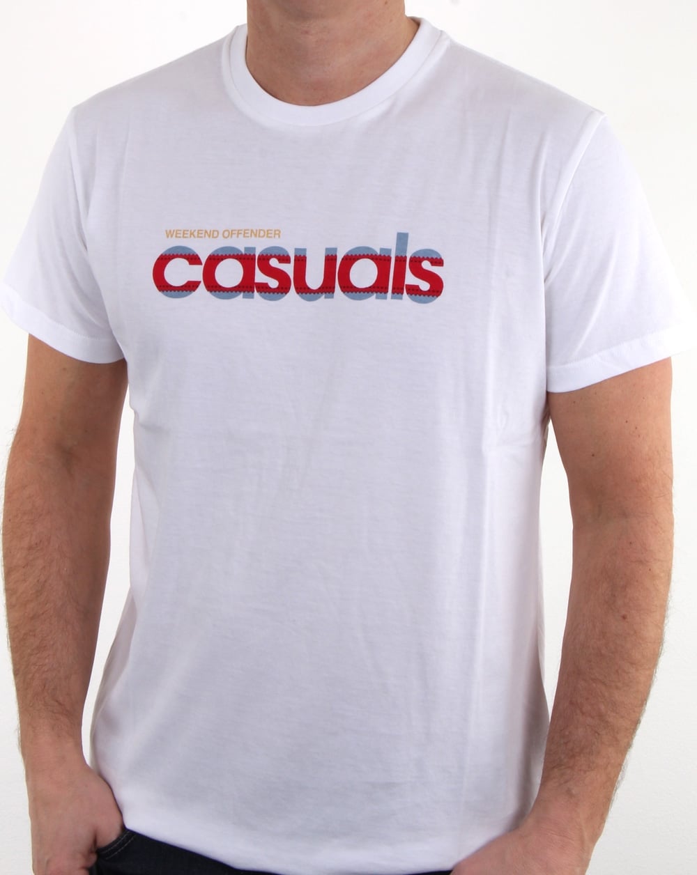 Weekend Offender Terrace Casuals T Shirt White
