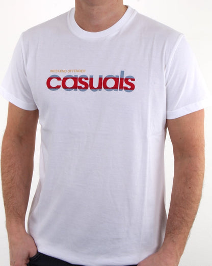 Weekend Offender Terrace Casuals T Shirt White