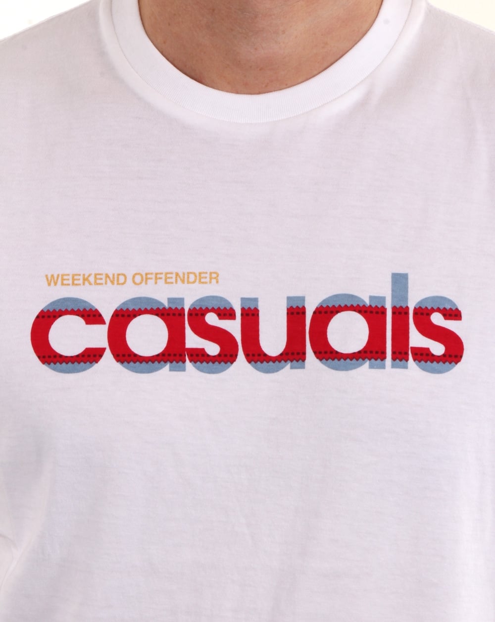 Weekend Offender Terrace Casuals T Shirt White
