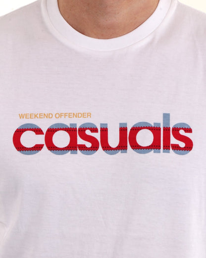 Weekend Offender Terrace Casuals T Shirt White