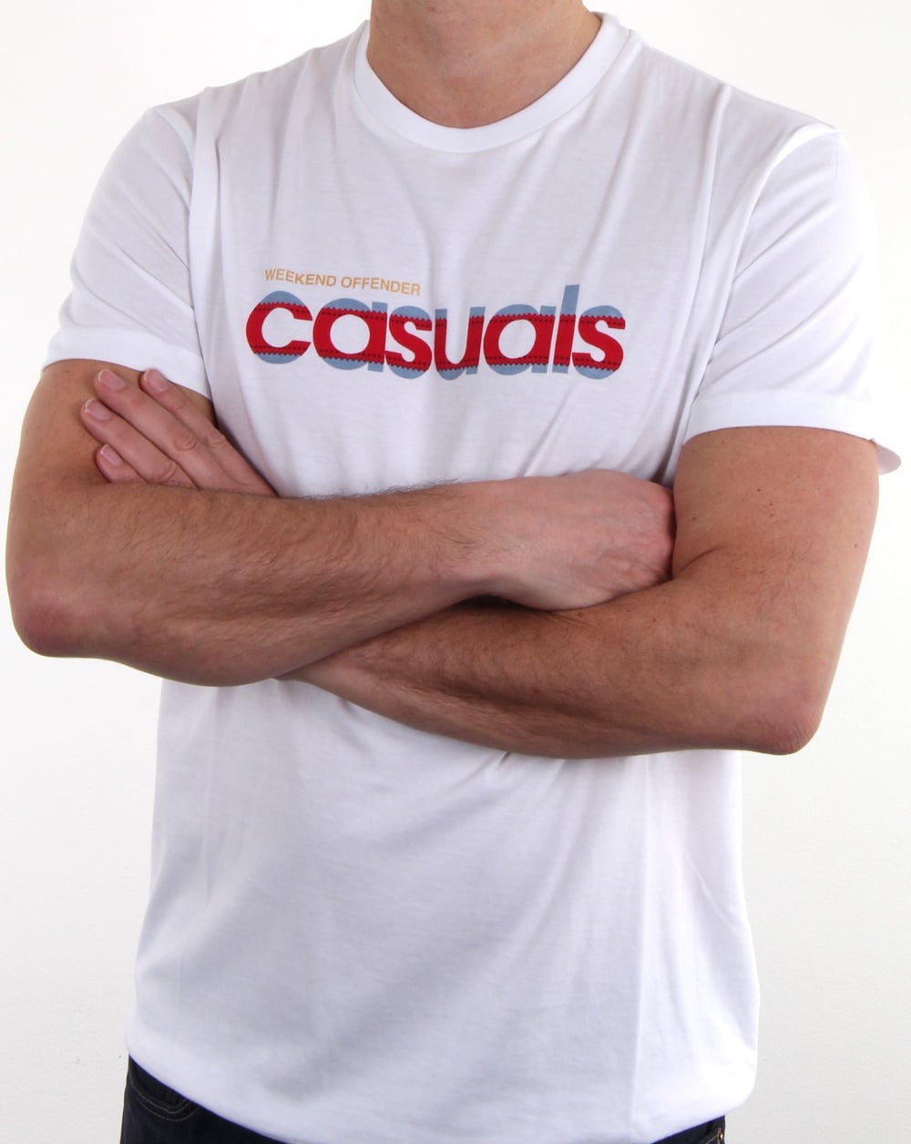 Weekend Offender Terrace Casuals T Shirt White