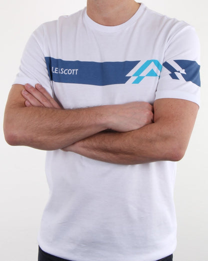 Lyle And Scott Fitness Mason Graphic T Shirt White