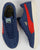 Puma Liga Suede Trainers Blue Indigo/Flame Scarlet
