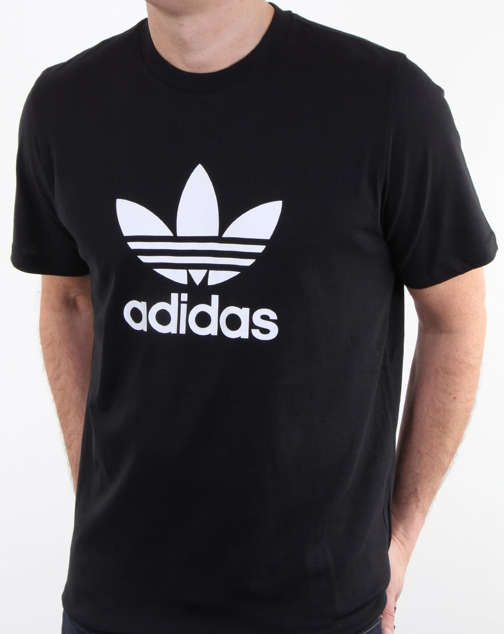 Adidas Originals Trefoil T Shirt Black