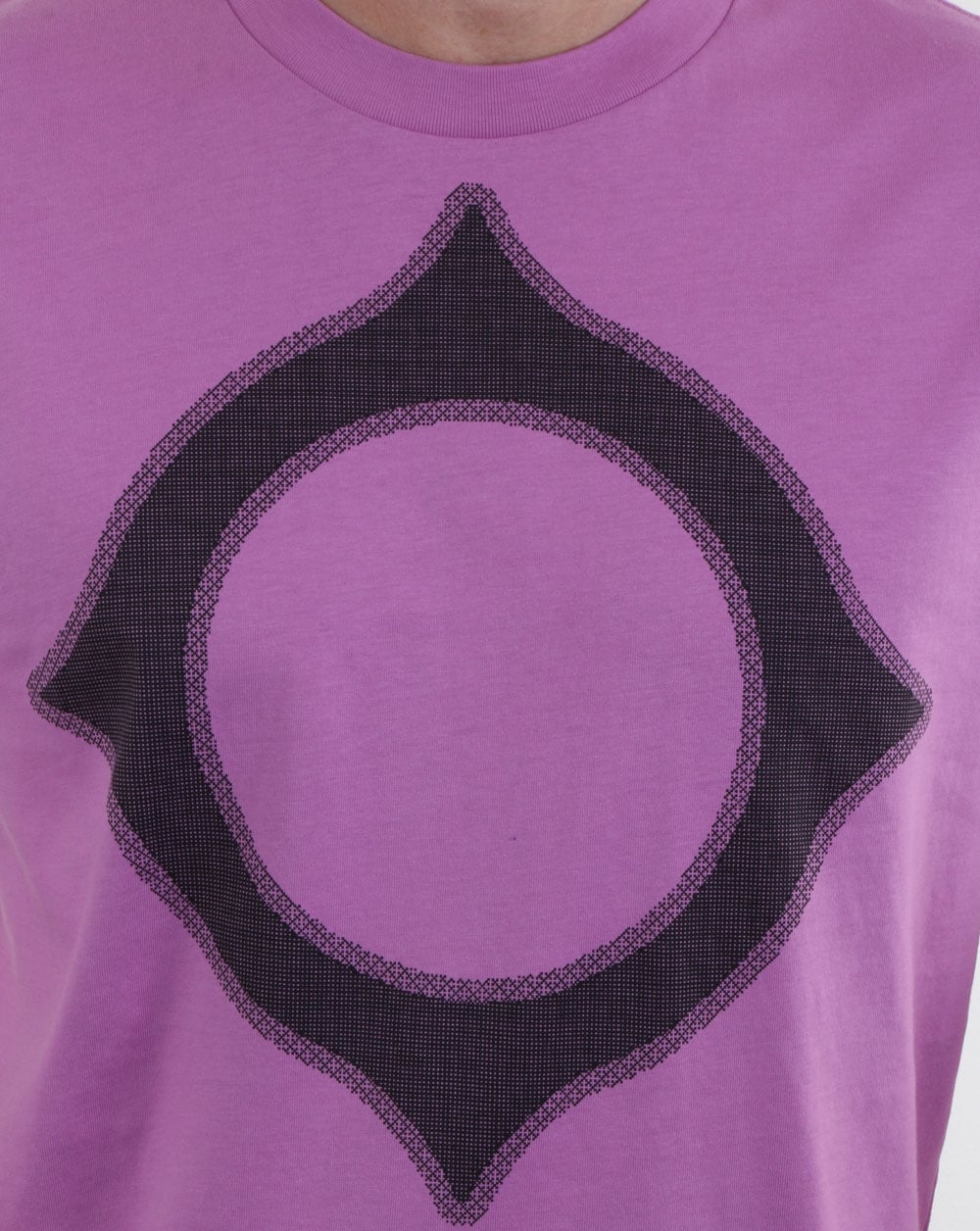 Ma.strum Pixelated Icon T Shirt Mauve