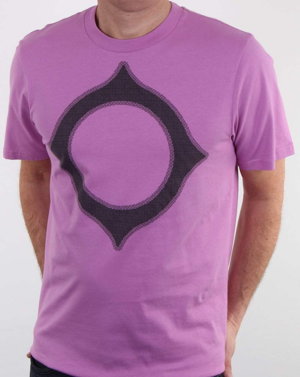 Ma.strum Pixelated Icon T Shirt Mauve
