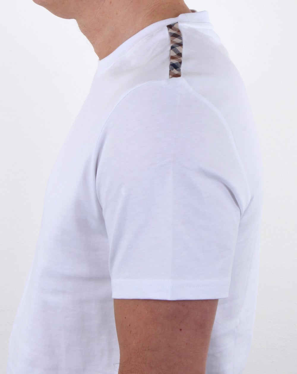 Aquascutum Southport T Shirt White
