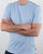 Aquascutum Southport T Shirt Sky Blue