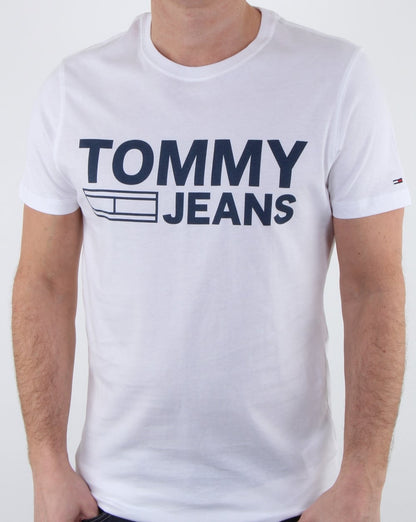 Tommy Hilfiger Logo T Shirt Classic White