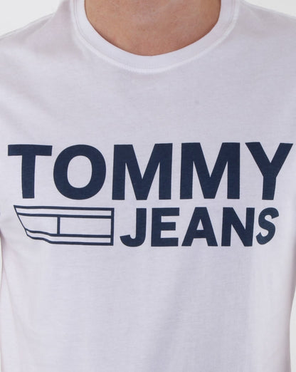 Tommy Hilfiger Logo T Shirt Classic White