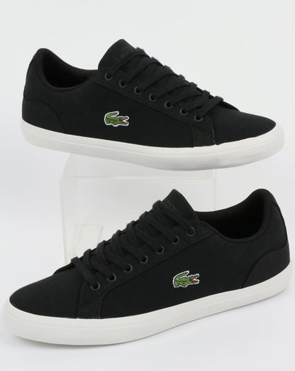 Lacoste Footwear Lerond Canvas Trainers Black