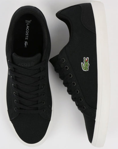 Lacoste Footwear Lerond Canvas Trainers Black