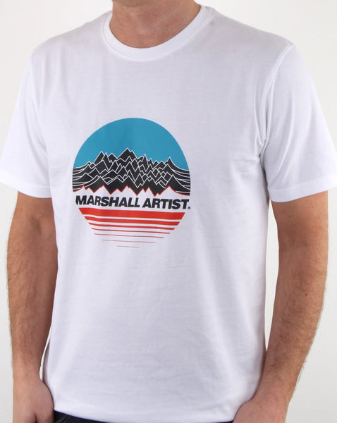 Marshall Artist Mountain Trek T Shirt White