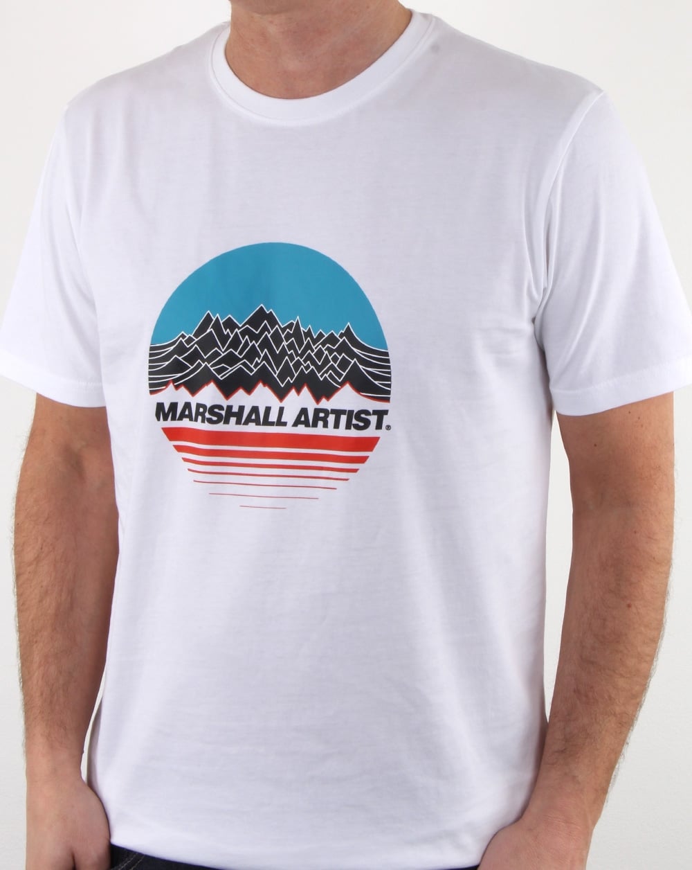 Marshall Artist Mountain Trek T Shirt White