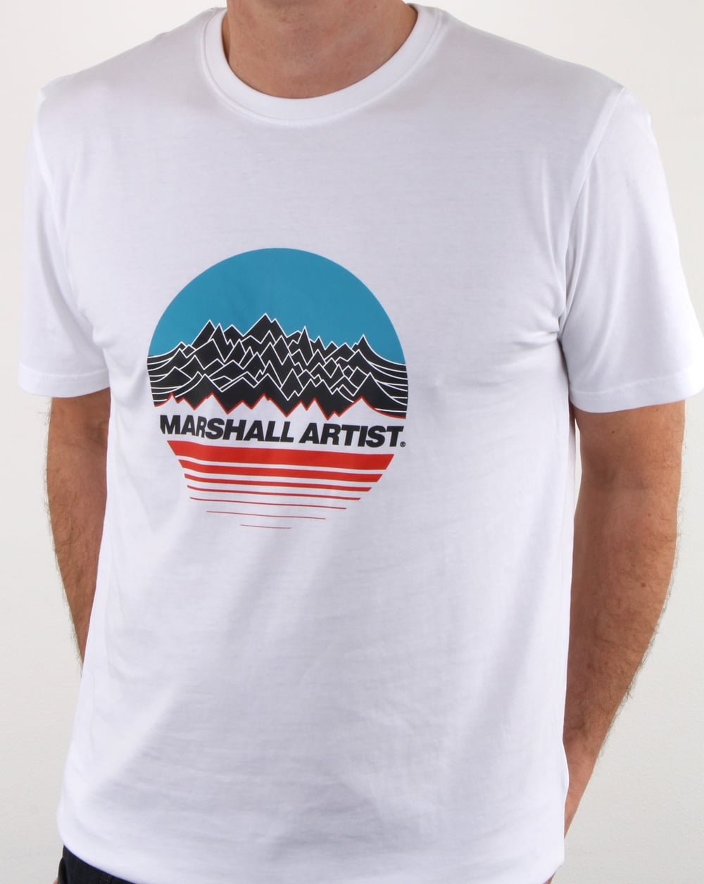 Marshall Artist Mountain Trek T Shirt White