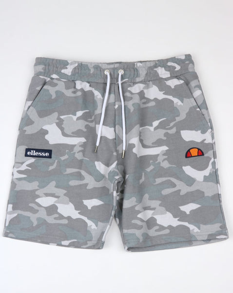Ellesse Noli Fleece Shorts Grey Camo
