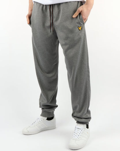 Lyle And Scott Fitness Hislop Fleece Track Pants Grey Marl