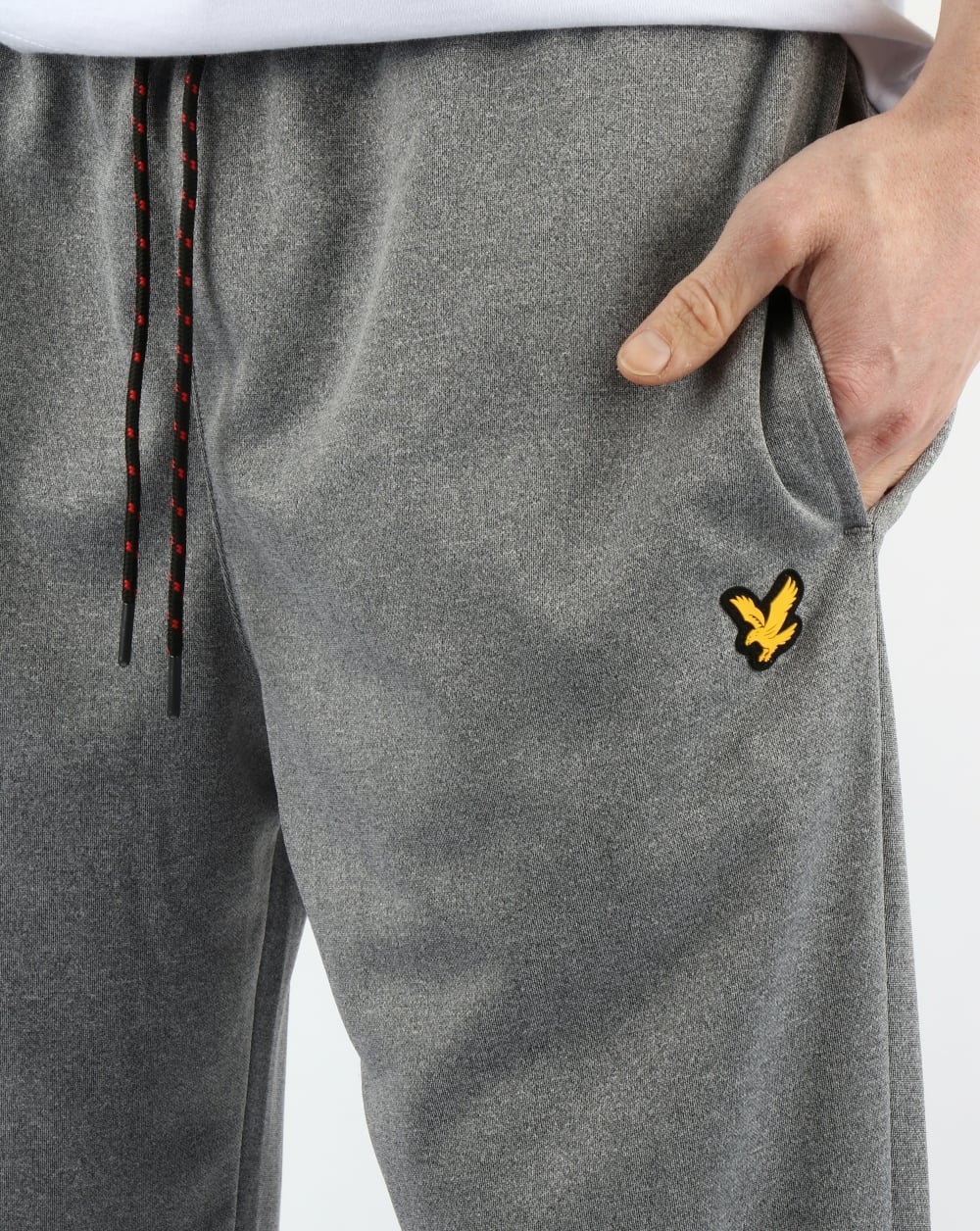 Lyle And Scott Fitness Hislop Fleece Track Pants Grey Marl