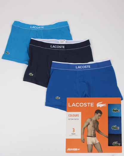Lacoste Triple Pack Boxer Shorts Navy/blues