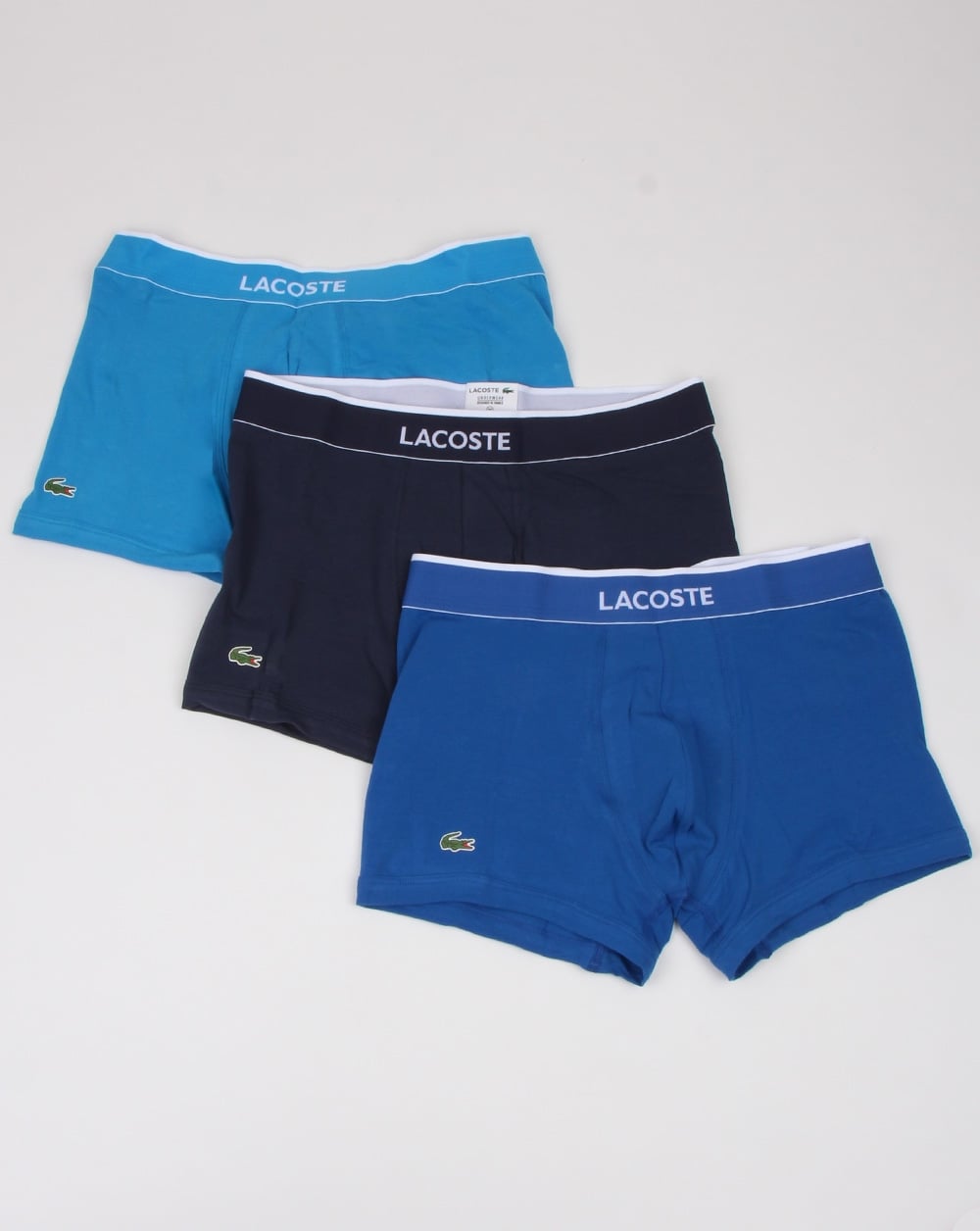 Lacoste Triple Pack Boxer Shorts Navy/blues